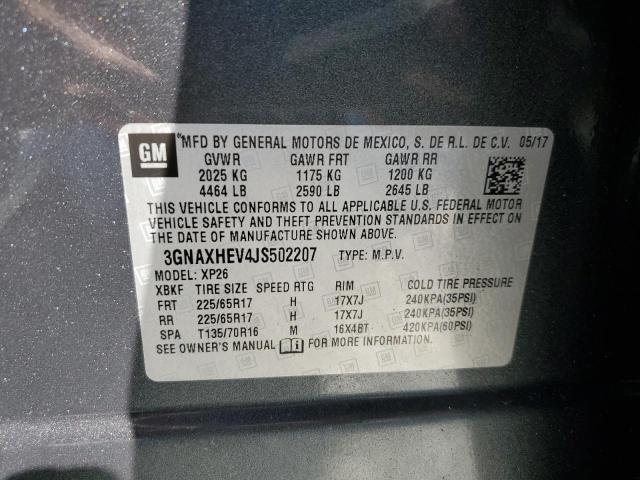 Photo 14 from auction – 2018 CHEVROLET EQUINOX LS with VIN 3GNAXHEV4JS502207