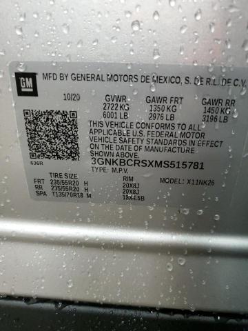 Photo 14 from auction – 2021 CHEVROLET BLAZER 2LT with VIN 3GNKBCRSXMS515781