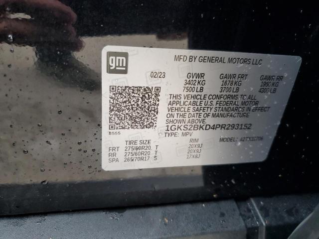 Photo 14 from auction – 2023 GMC YUKON SLT with VIN 1GKS2BKD4PR293152