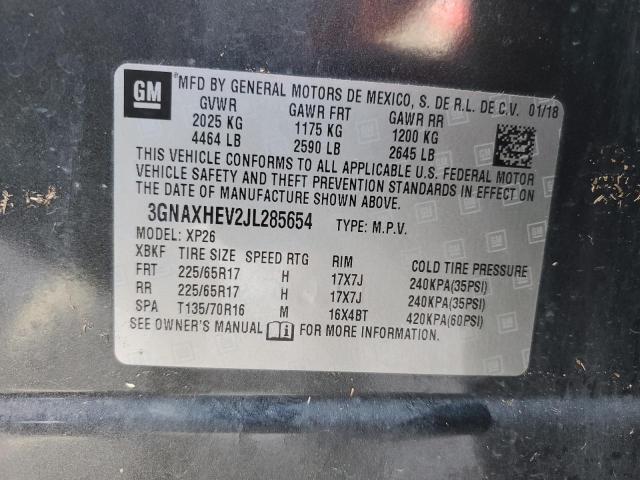Photo 14 from auction – 2018 CHEVROLET EQUINOX LS with VIN 3GNAXHEV2JL285654