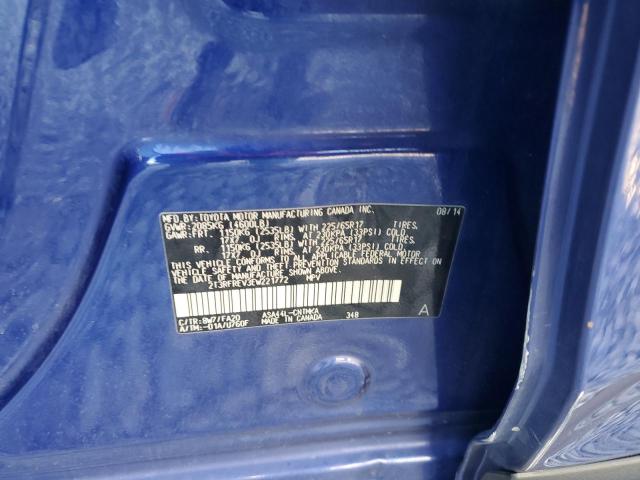 Photo 14 from auction – 2014 TOYOTA RAV4 XLE with VIN 2T3RFREV3EW221772