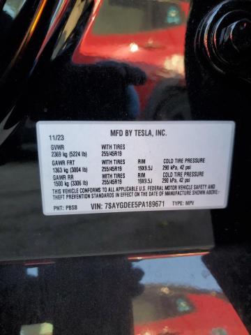 Photo 14 from auction – 2023 TESLA MODEL Y with VIN 7SAYGDEE5PA189671
