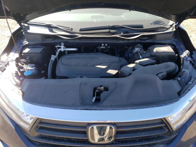 Photo 12 from auction – 2022 HONDA ODYSSEY EX with VIN 5FNRL6H71NB021130