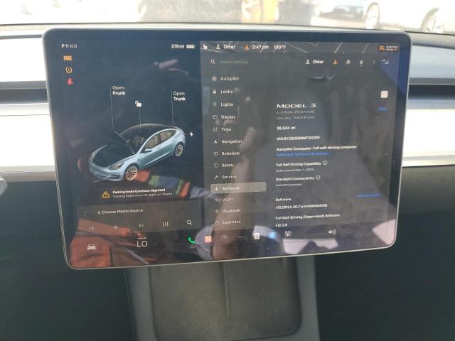 Photo 9 from auction – 2022 TESLA MODEL 3 with VIN 5YJ3E1EB9NF133315