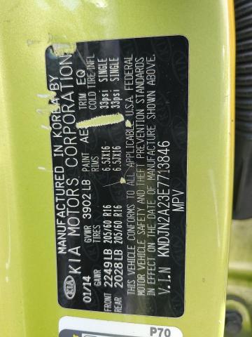 Photo 14 from auction – 2014 KIA SOUL with VIN KNDJN2A23E7713846