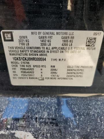 Photo 14 from auction – 2017 GMC YUKON DENA with VIN 1GKS1CKJ8HR309594