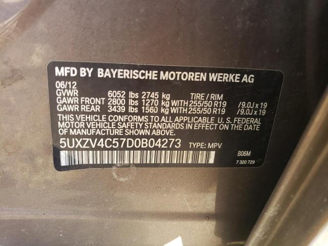 Photo 14 from auction – 2013 BMW X5 XDRIVE3 with VIN 5UXZV4C57D0B04273