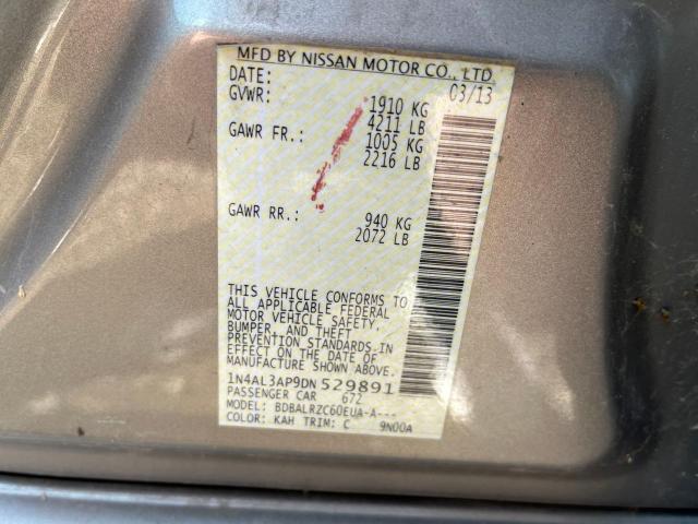 Photo 10 from auction – 2013 NISSAN ALTIMA 2.5 with VIN 1N4AL3AP9DN529891