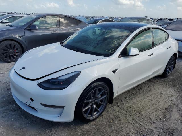 TESLA MODEL 3 2021 with VIN 5YJ3E1EA8MF989033 - Photo from auction
