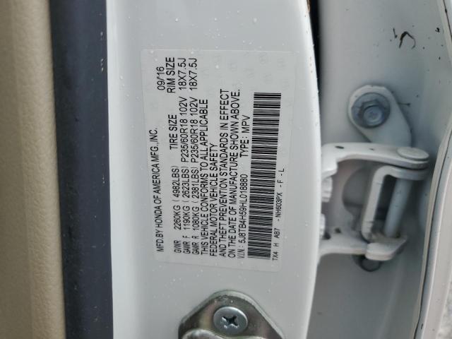 Photo 14 from auction – 2017 ACURA RDX TECHNO with VIN 5J8TB4H59HL018880