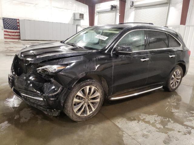 ACURA MDX TECHNO 2016 with VIN 5FRYD4H4XGB013208 - Photo from auction
