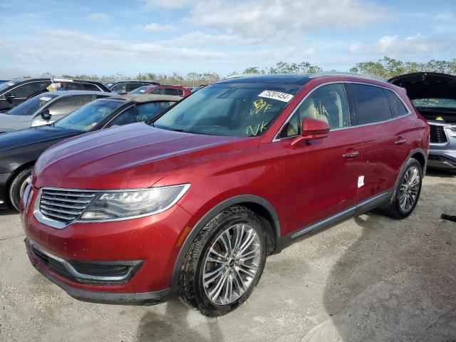 LINCOLN MKX RESERV 2016 with VIN 2LMTJ6LR9GBL43440 - Photo from auction