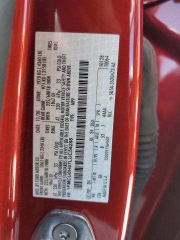 Photo 14 from auction – 2020 FORD ESCAPE SEL with VIN 1FMCU0H67LUC54288