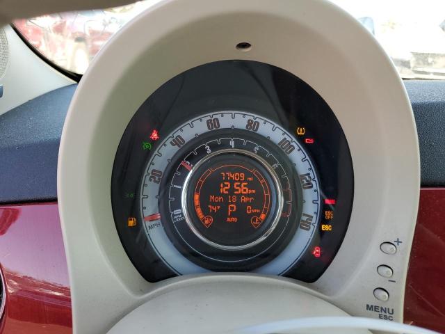 Photo 9 from auction – 2012 FIAT 500 LOUNGE with VIN 3C3CFFER7CT164931