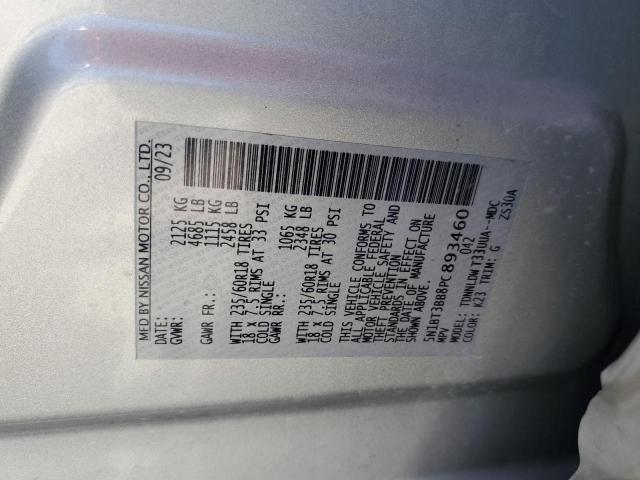 Photo 14 from auction – 2023 NISSAN ROGUE SV with VIN 5N1BT3BB8PC893460