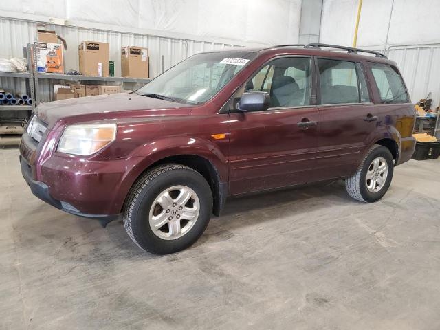 HONDA PILOT LX 2007 with VIN 5FNYF28147B012996 - Photo from auction