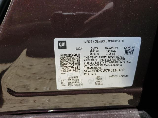 Photo 14 from auction – 2023 BUICK ENCLAVE AV with VIN 5GAERDKW7PJ110182