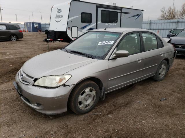 Photo 1 from auction – 2005 HONDA CIVIC with VIN JHMES966X5S012473