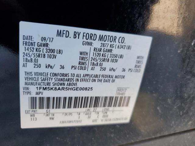 Zdjęcie 14 z aukcji – 2017 FORD EXPLORER P z VIN 1FM5K8AR5HGE00825