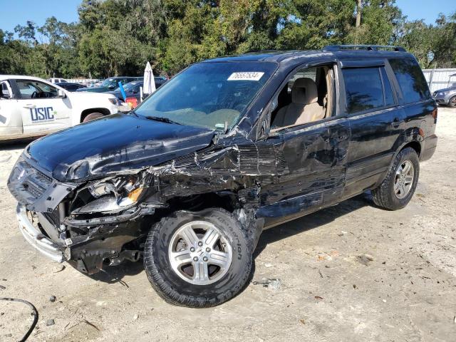 HONDA PILOT EX 2005 with VIN 5FNYF18445B011347 - Photo from auction