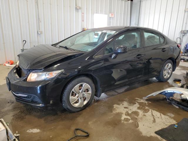 HONDA CIVIC LX 2013 with VIN 2HGFB2F58DH595220 - Photo from auction