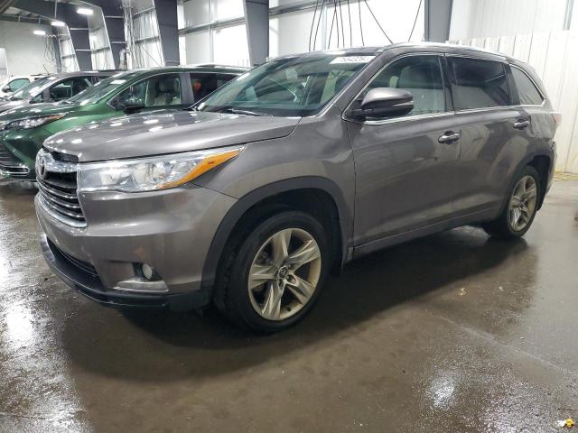 TOYOTA HIGHLANDER 2016 with VIN 5TDDKRFH0GS284511 - Photo from auction