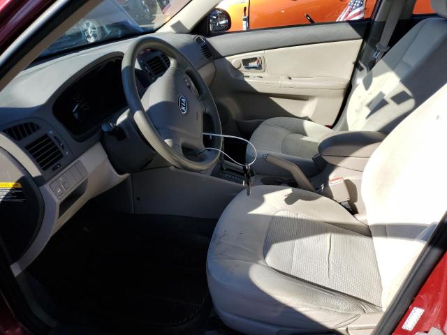 Photo 7 from auction – 2009 KIA SPECTRA EX with VIN KNAFE222895619366