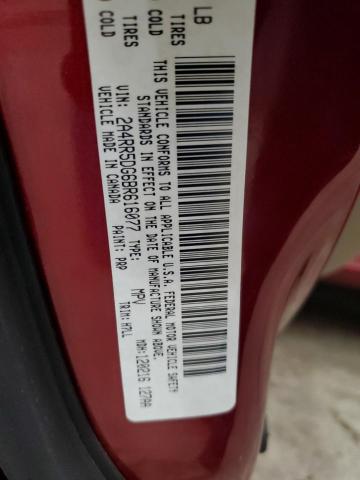 Photo 14 from auction – 2011 CHRYSLER TOWN & COU with VIN 2A4RR5DG6BR616077