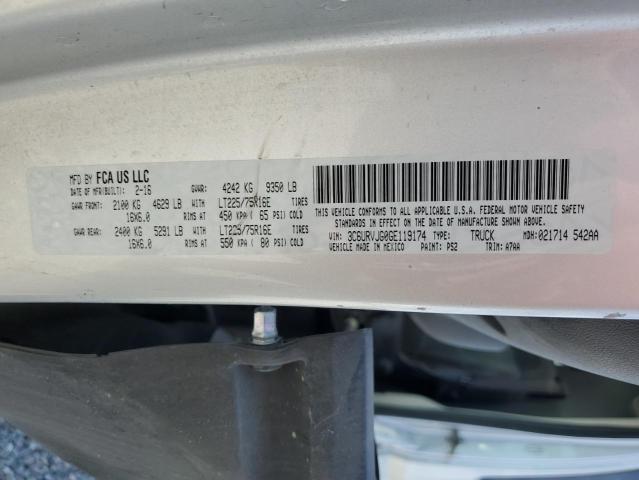 Photo 10 from auction – 2016 RAM PROMASTER with VIN 3C6URVJG0GE119174