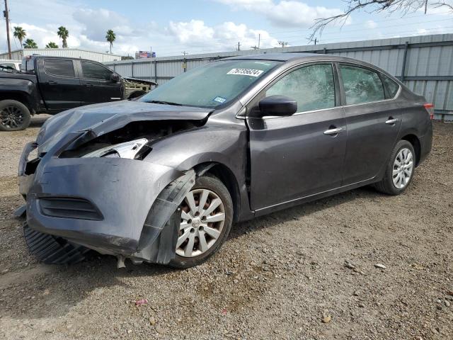 NISSAN SENTRA S 2014 with VIN 3N1AB7AP0EL694849 - Photo from auction