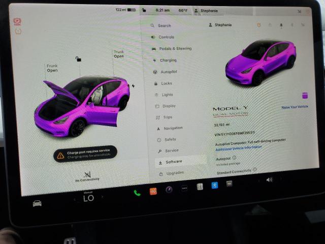 Photo 9 from auction – 2021 TESLA MODEL Y with VIN 5YJYGDEF6MF295311