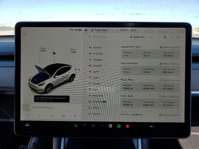 Photo 9 from auction – 2021 TESLA MODEL Y with VIN 5YJYGDEE2MF083240