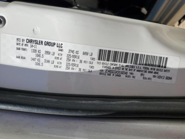 Photo 14 from auction – 2012 DODGE GRAND CARA with VIN 2C4RDGCGXCR166548