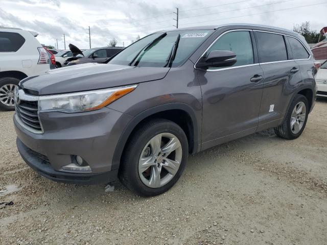 TOYOTA HIGHLANDER 2015 con VIN 5TDYKRFH8FS087960 - Foto de la subasta
