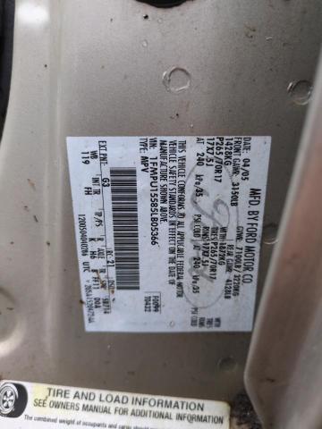 Photo 14 from auction – 2005 FORD EXPEDITION with VIN 1FMPU15585LB05366