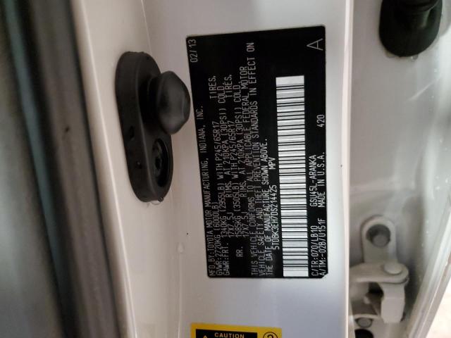 Фото 14 с аукциона – 2013 TOYOTA HIGHLANDER с VIN 5TDBK3EH7DS214425