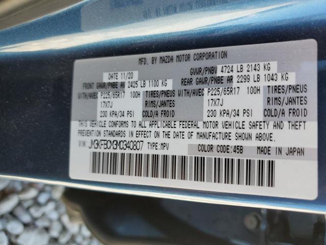 Photo 14 from auction – 2021 MAZDA CX-5 TOURI with VIN JM3KFBCM3M0340807