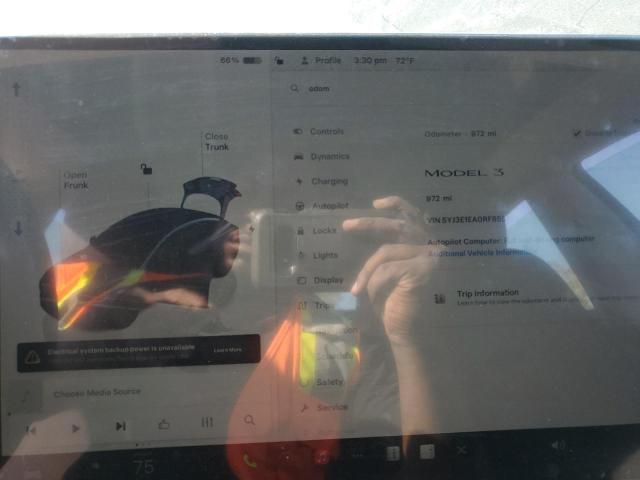 Photo 9 from auction – 2024 TESLA MODEL 3 with VIN 5YJ3E1EA0RF855981