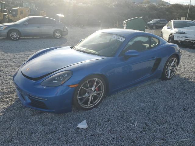 PORSCHE CAYMAN S 2018 with VIN WP0AB2A81JK278538 - Photo from auction