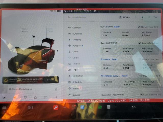 Photo 9 from auction – 2018 TESLA MODEL 3 with VIN 5YJ3E1EA4JF027615