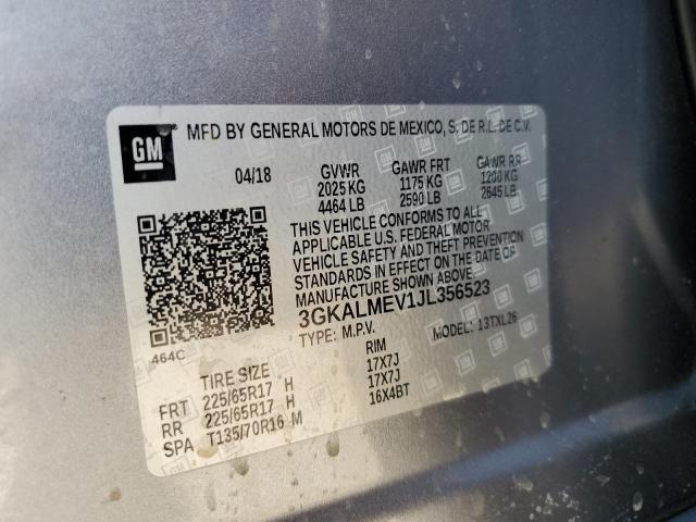Photo 14 from auction – 2018 GMC TERRAIN SL with VIN 3GKALMEV1JL356523