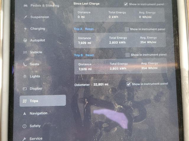 Photo 9 from auction – 2020 TESLA MODEL X with VIN 5YJXCBE29LF300265