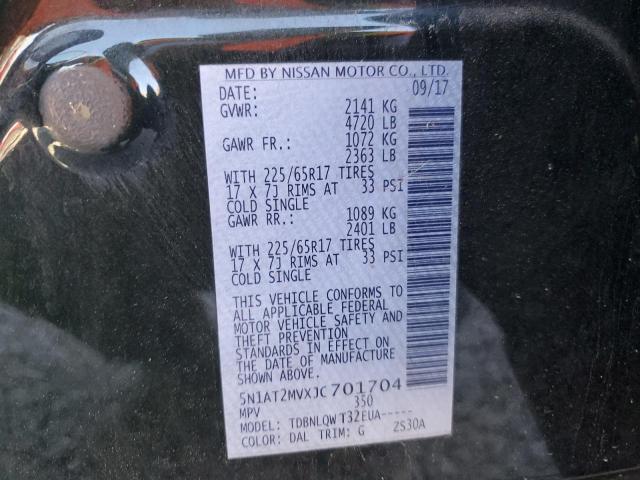 Photo 14 from auction – 2018 NISSAN ROGUE S with VIN 5N1AT2MVXJC701704