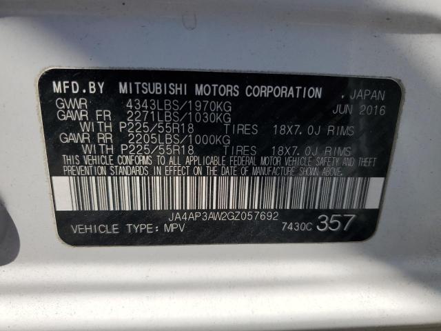 Photo 14 from auction – 2016 MITSUBISHI OUTLANDER with VIN JA4AP3AW2GZ057692