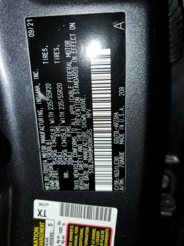 Photo 14 from auction – 2021 TOYOTA HIGHLANDER with VIN 5TDLZRAH9MS086505