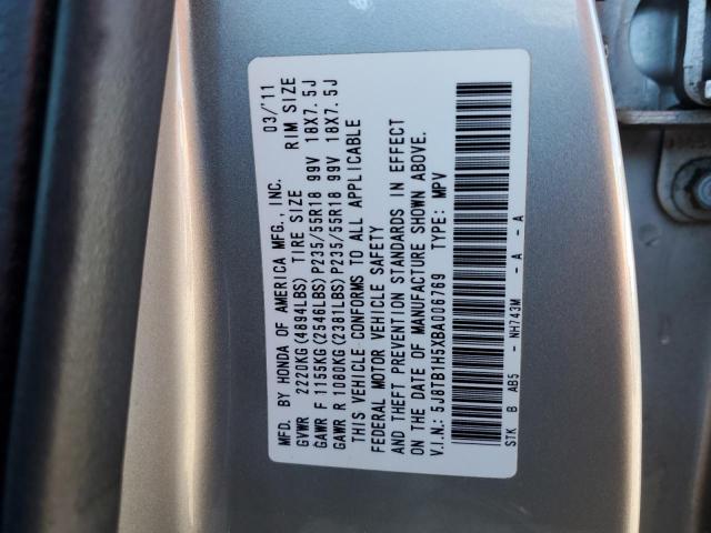 Photo 14 from auction – 2011 ACURA RDX TECHNO with VIN 5J8TB1H5XBA006769