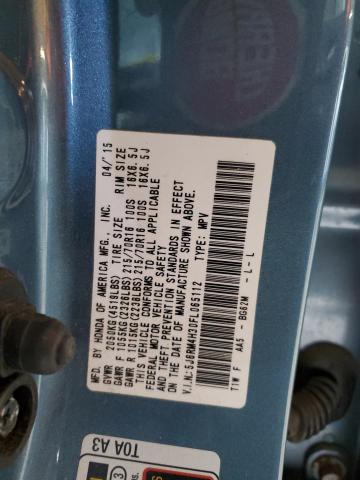 Photo 14 from auction – 2015 HONDA CR-V LX with VIN 5J6RM4H30FL065112