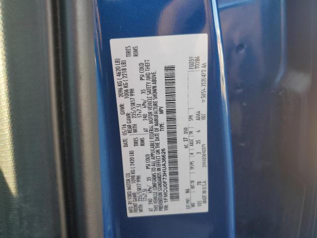 Photo 14 from auction – 2017 FORD ESCAPE S with VIN 1FMCU0F73HUA36626