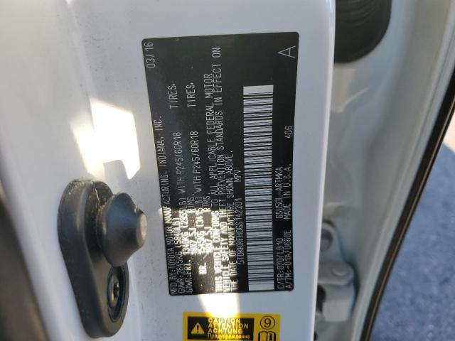 Photo 14 from auction – 2016 TOYOTA HIGHLANDER with VIN 5TDKKRFH0GS142201