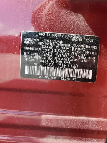 Photo 14 from auction – 2020 SUBARU FORESTER L with VIN JF2SKASC2LH601840